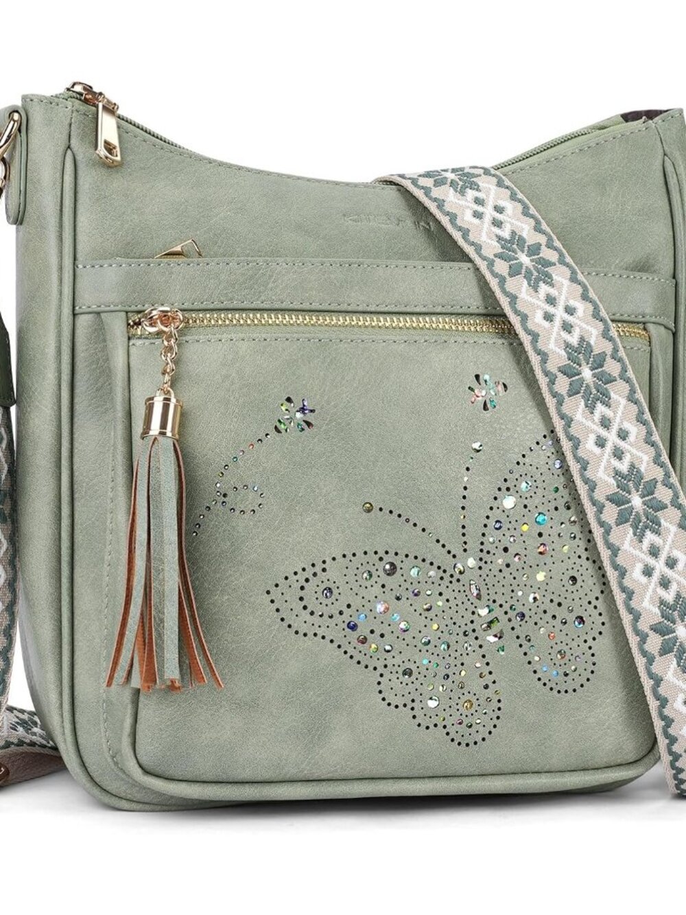 Medium Crossbody Bags for Women Trendy, Women's Butterfly Shoulder Handbags with